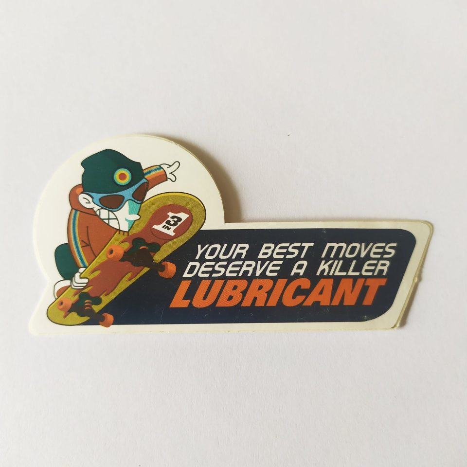3-IN-ONE Lubricant stickerdoll Sticker