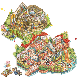 Country Camping Set (2 pcs)