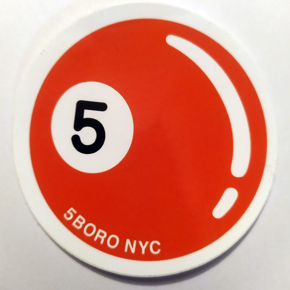 5Boro NYC Skate Sticker