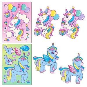 Unicorn Sticker Dress Up Set (6 pcs)