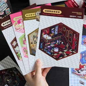 Black Spooky Sticker Booklet (20 in 1)