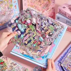 Fairytale Holo Large Sticker Booklet (8 in 1)