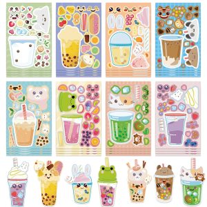 Bubble Tea Sticker Dress Up Set (8 pcs)