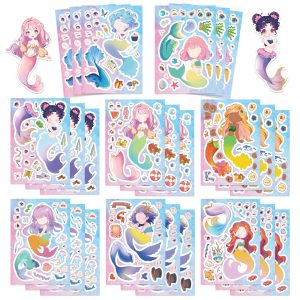 Mermaid Sticker Dress Up Set (8 pcs)
