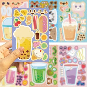 Bubble Tea Sticker Dress Up Set (8 pcs)