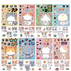 Cat Sticker Dress Up Set (8 pcs)