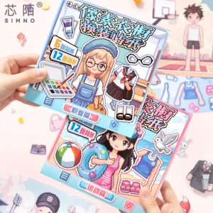 Pixel Dress Up Sticker Mini Booklet (12 in 1)