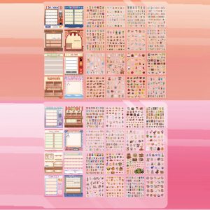 Vending Mini Sticker Booklet (8 in 1)