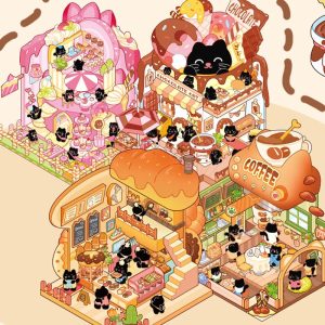 Cat Cafe Set (4 pcs)