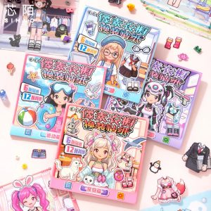 Pixel Dress Up Sticker Mini Booklet (12 in 1)