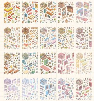 Purple Sticker Booklet (20 in 1)