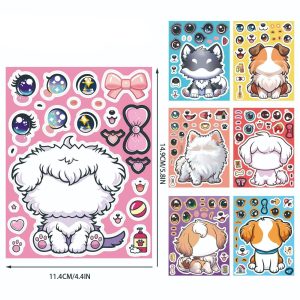 Dog Sticker Dress Up Set (8 pcs)