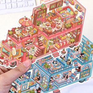 Bustling Bus Set (4 pcs)