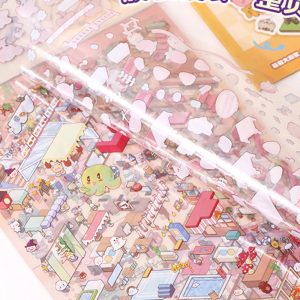 Pink Holo Large Sticker Booklet (6 in 1)
