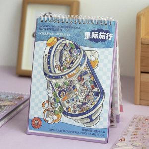 Dark Purple Large Sticker Booklet (10 in 1)