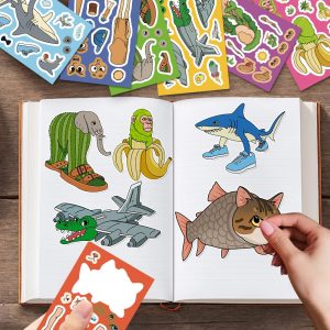 Brainrot Meme Sticker Dress Up Set (8 pcs)