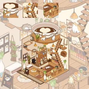 Cat Cafe (1 pc)