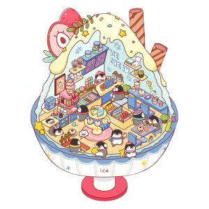 Penguin Shaved Ice (1 pc)