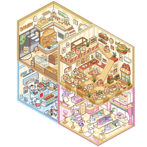Foodie Friends Set (4 pcs)