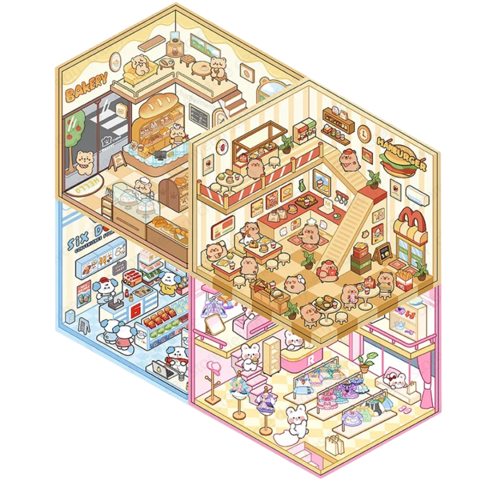 Foodie Friends Set (4 pcs)