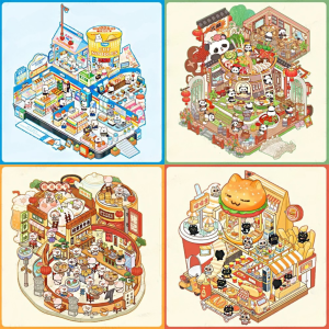 Food Frenzy Set (4 pcs)