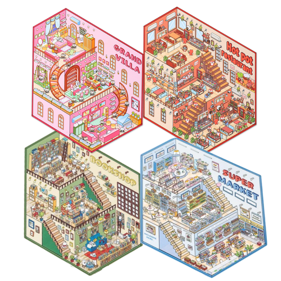 Mega Markets Set (4 pcs)
