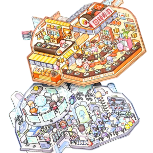 Pixel Port Set (2 pcs)