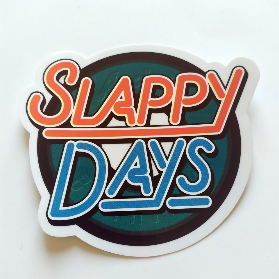Andale Bearings stickerdoll Sticker - Slappy Days - 9.5cm across approx