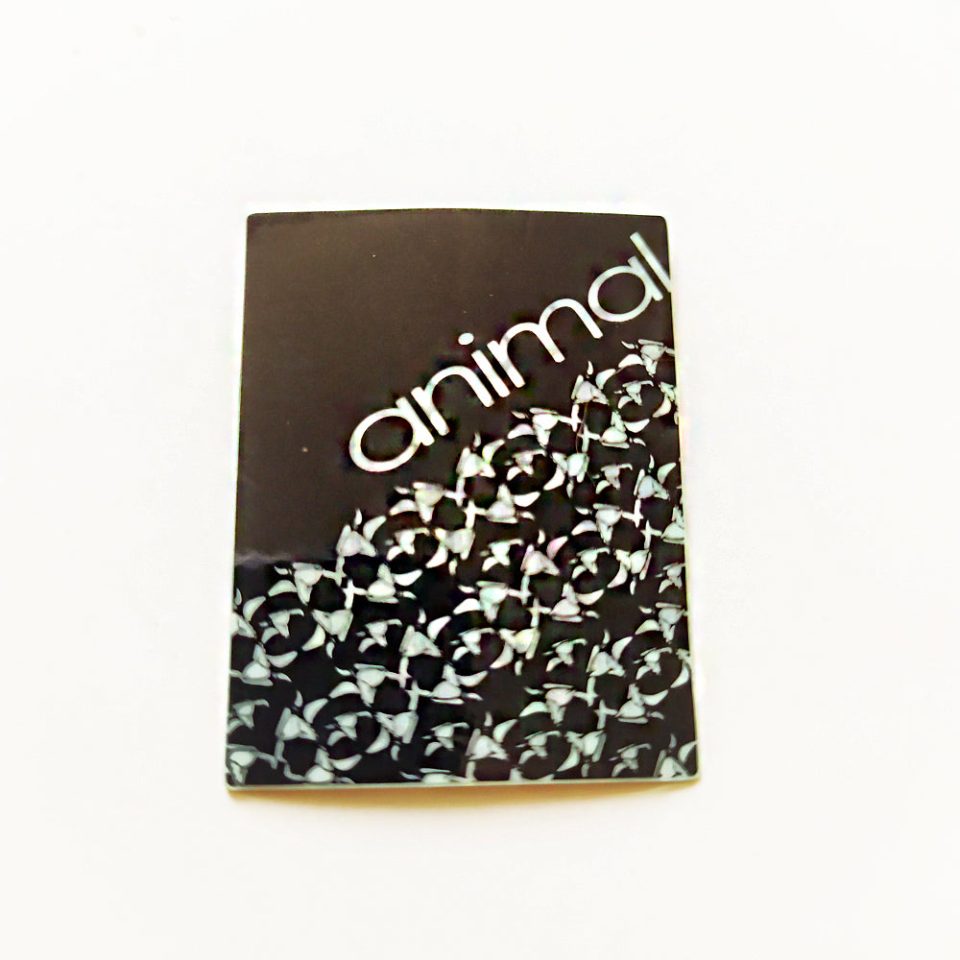 Animal Bikes BMX Sticker / Decal - 3.75 cm high approx - Black