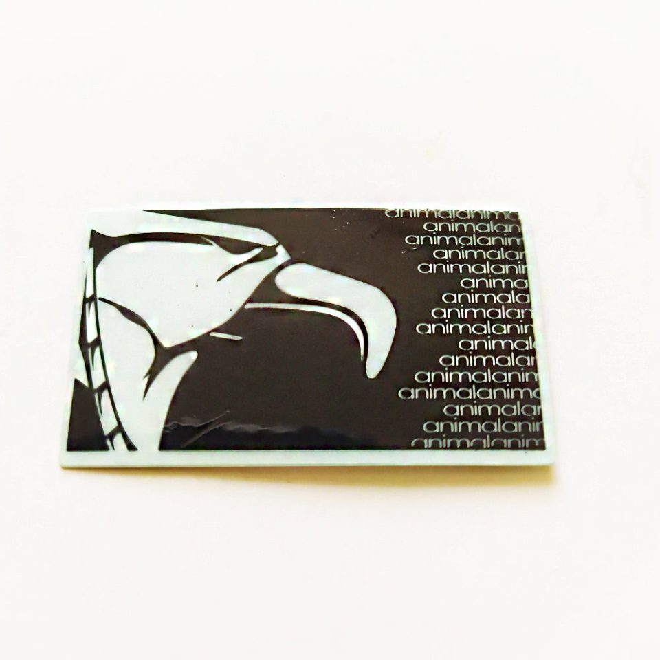 Animal Bikes BMX Sticker / Decal - 4.5 cm across approx - Black