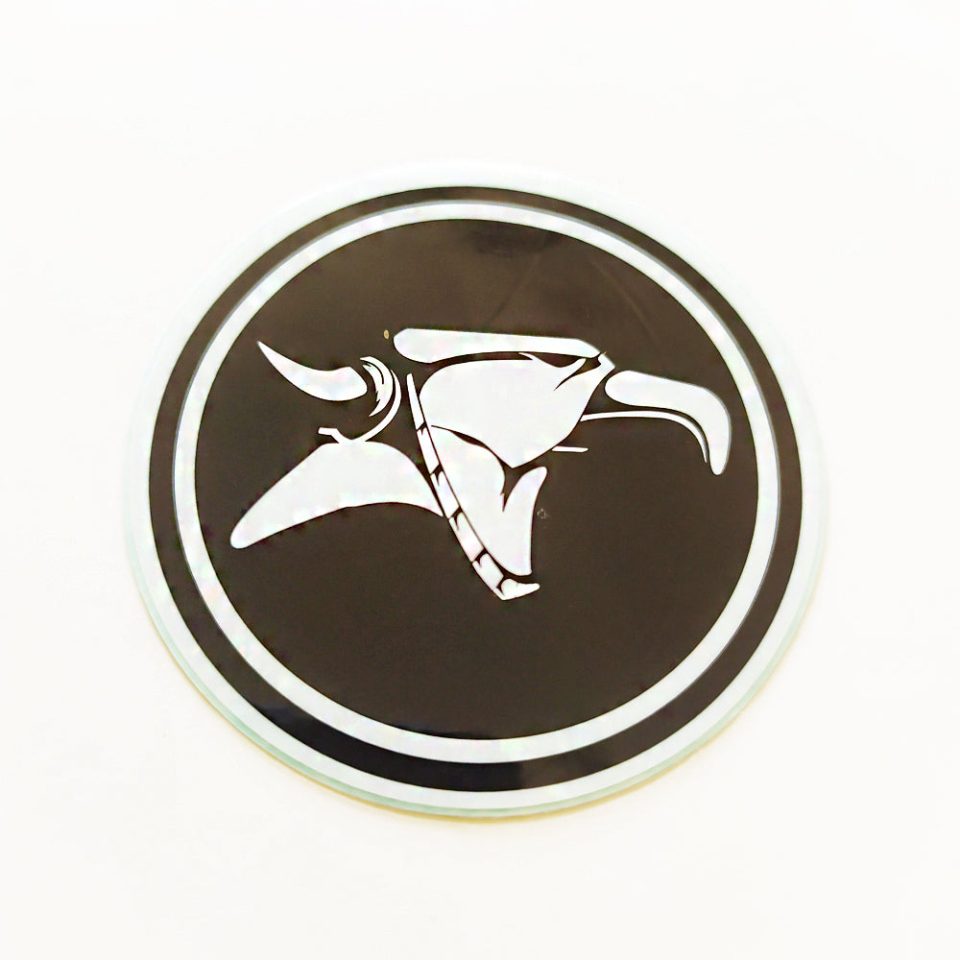 Animal Bikes BMX Sticker / Decal - 5 cm across approx - Black