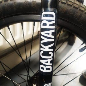 Backyard Jam BMX Sticker / Decal – black outline logo
