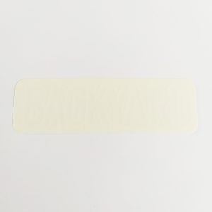 Backyard Jam BMX Sticker / Decal – white outline logo