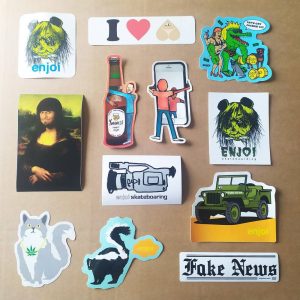 Bargain Set of 12 Enjoi stickerdoll Stickers – More than 75% off!!