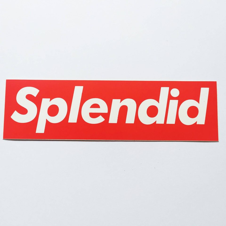 Splendid BMX Sticker - 165 mm x 45 mm