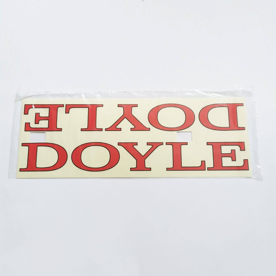 S&M Bikes Chris DOYLE BMX Frame Decal / Sticker Set