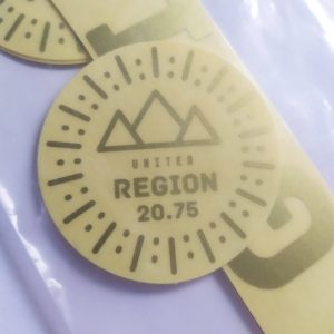 United Bike Co. Region BMX Frame Decal / Sticker Set