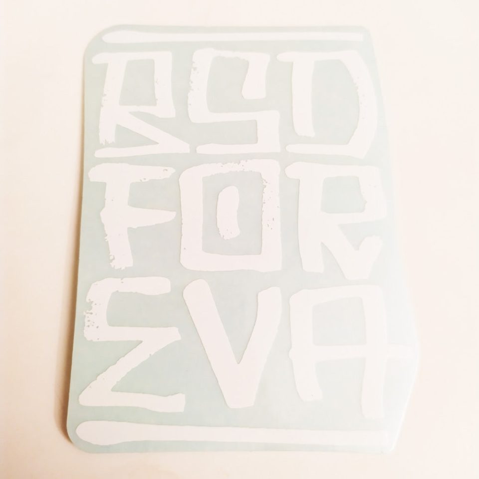BSD Forever BMX Sticker / Decal - 8.5cm high approx