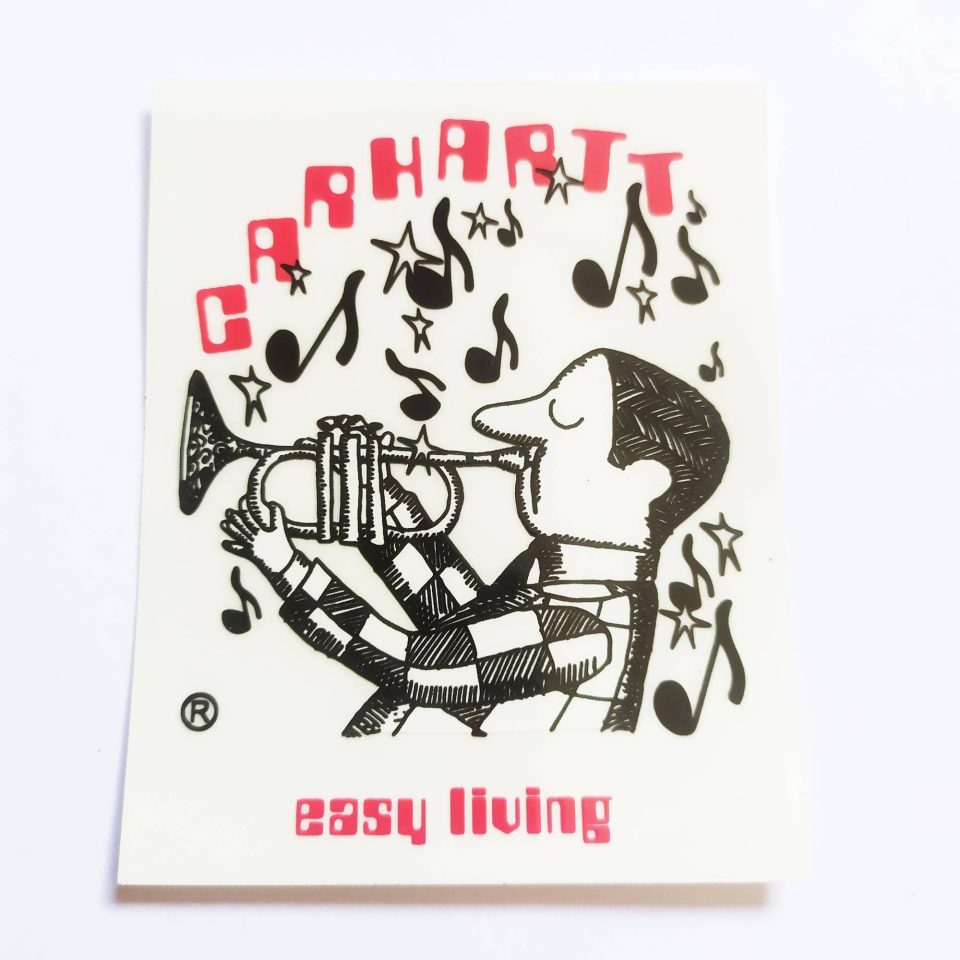 Carhartt Work in Progress Skate Sticker - Trumpet