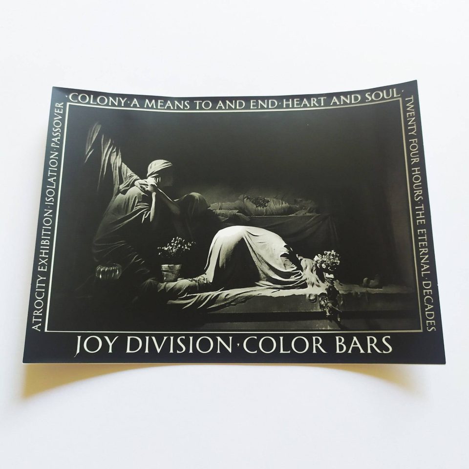 Color Bars X Joy Division Atrocity Exhibition stickerdoll Sticker