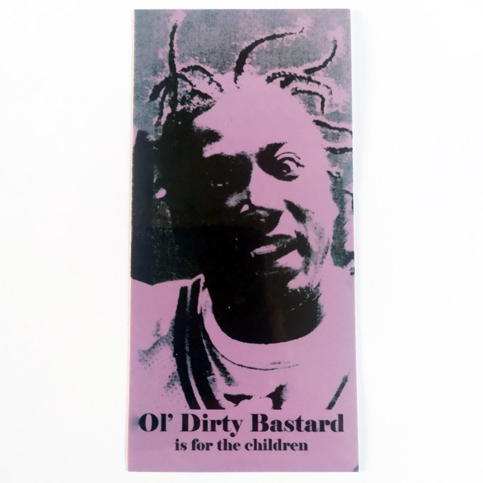 Color Bars X OL' DIRTY BASTARD™ Skate Sticker
