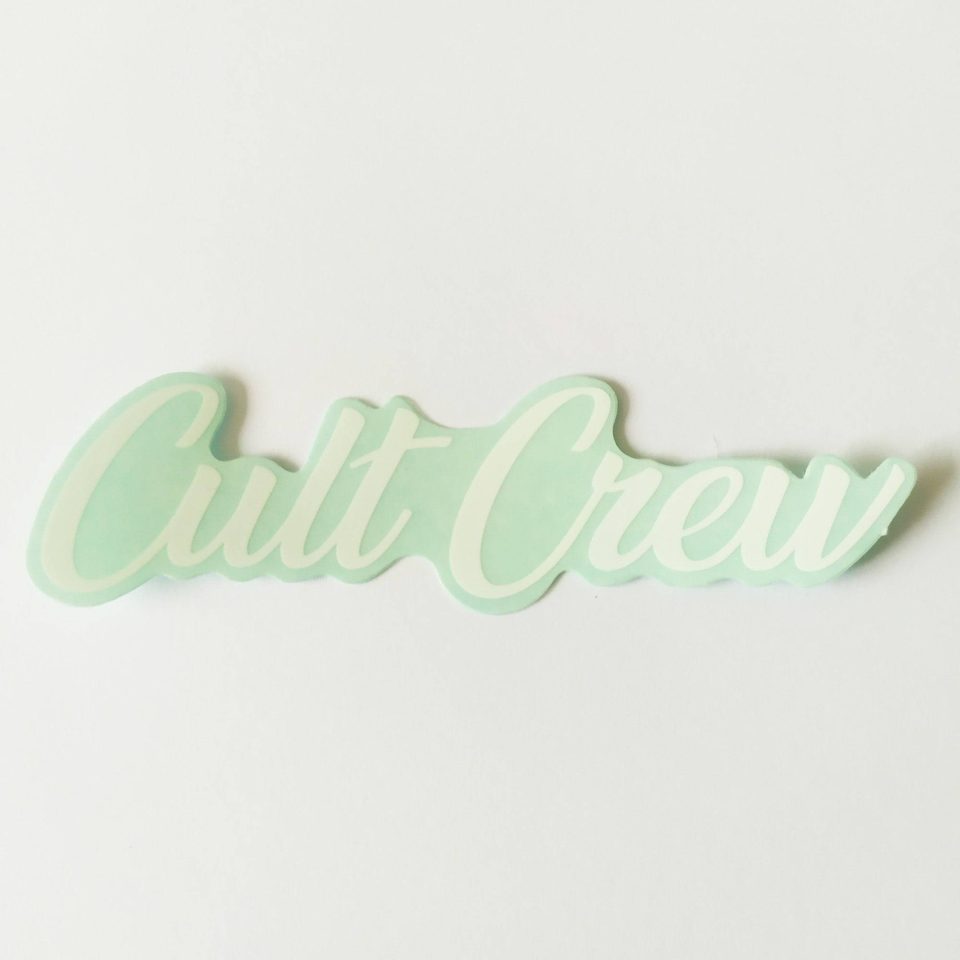 Cult Bikes BMX Sticker - White