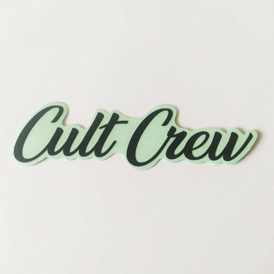 Cult Bikes BMX Sticker - Black