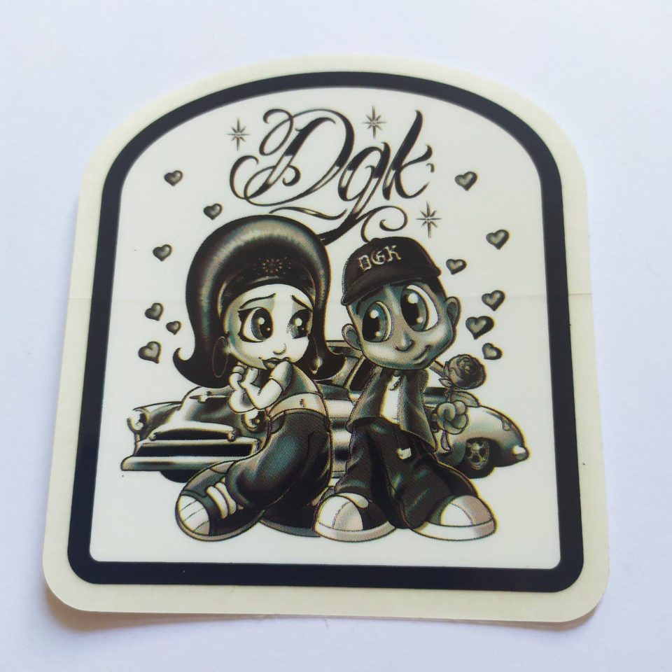 DGK Fool For You stickerdoll Sticker