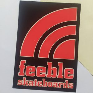 Feeble stickerdoll Window Sticker