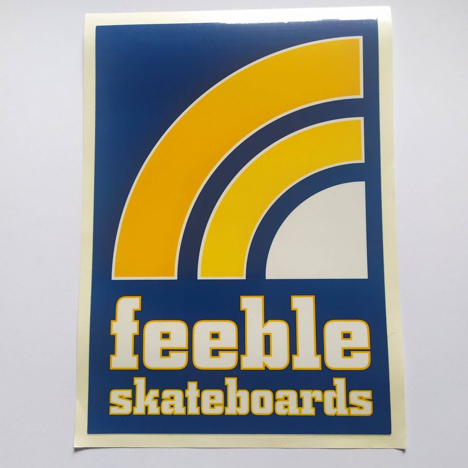 Feeble stickerdoll Skate Sticker - large