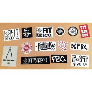 Fit Bike Co. BMX Sticker / Decal Sheet 2022 – 14 Stickers