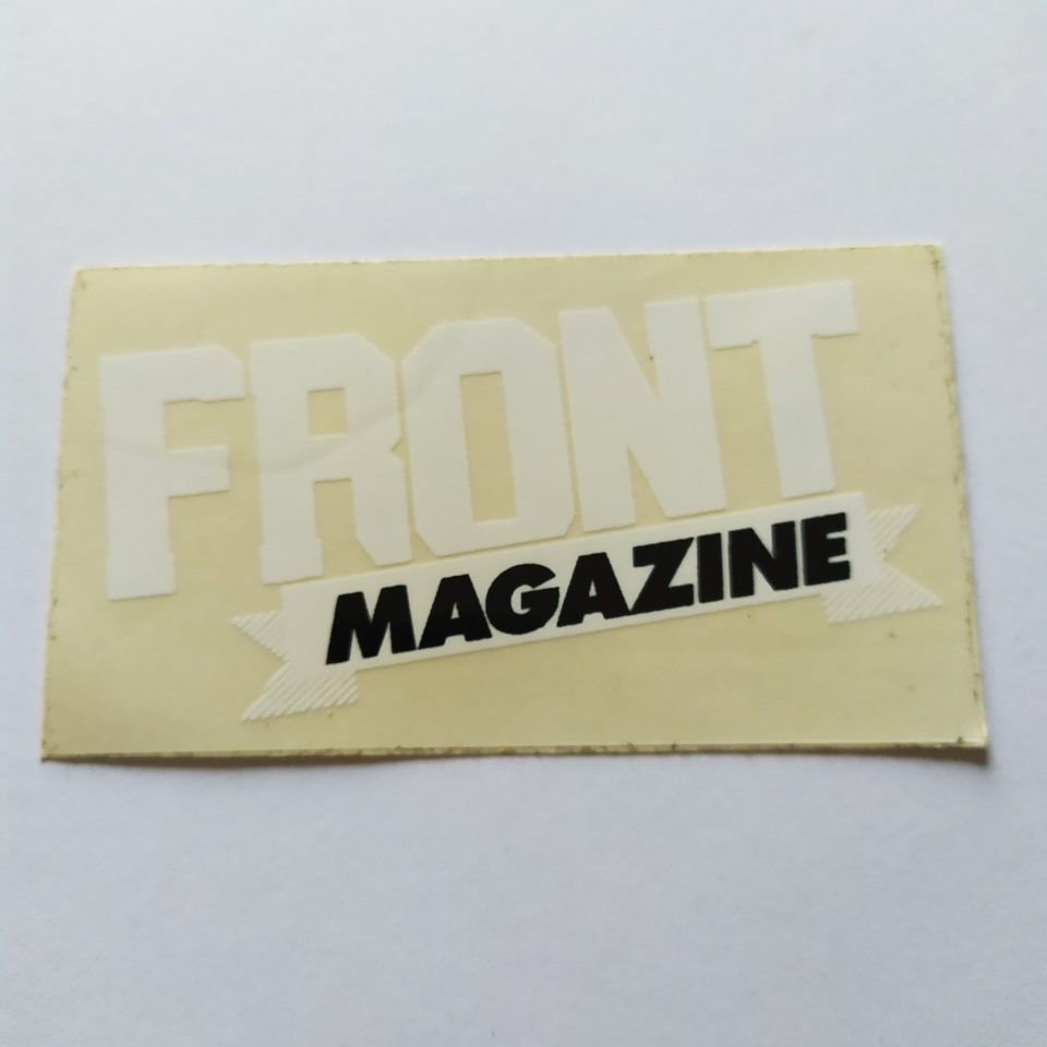 Front Magazine Sticker