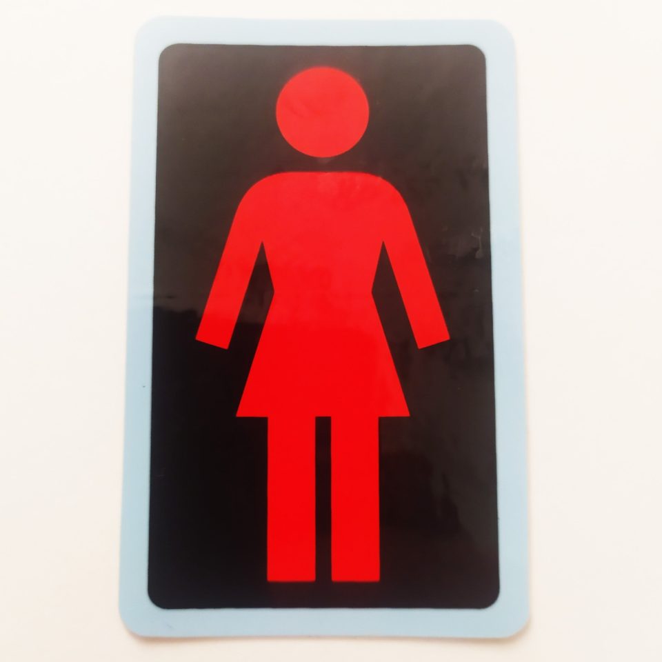 Girl stickerdoll Skate Sticker - OG Logo Medium
