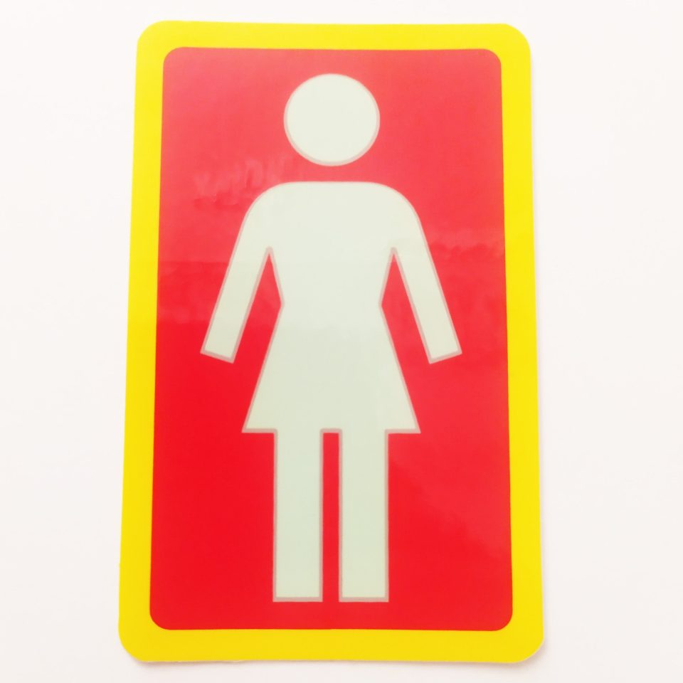Girl stickerdoll Skate Sticker - OG Logo Large